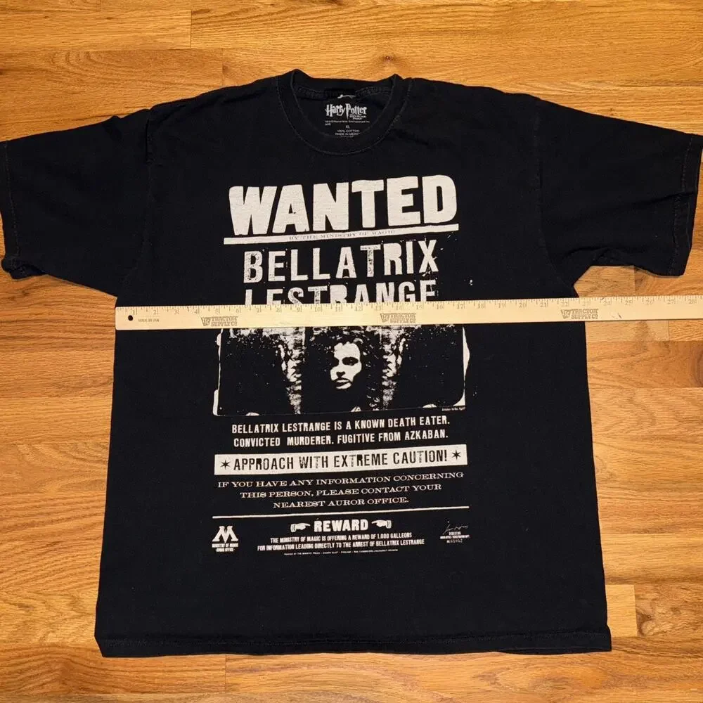 2009 Harry Potter And The Half Blood Prince Movie Promo XL Shirt Bellatrix - Picture 7 of 8